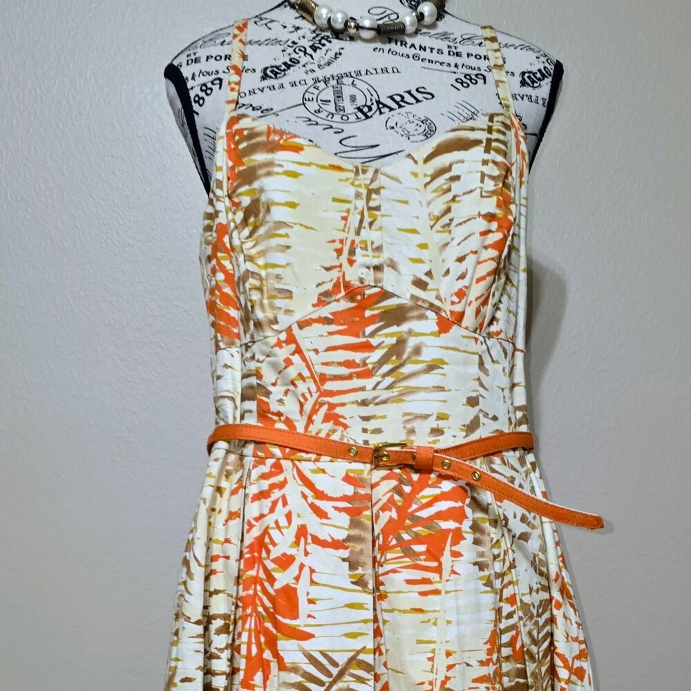 Julian Taylor Sleeveless Print Dress - Picture 2 of 5